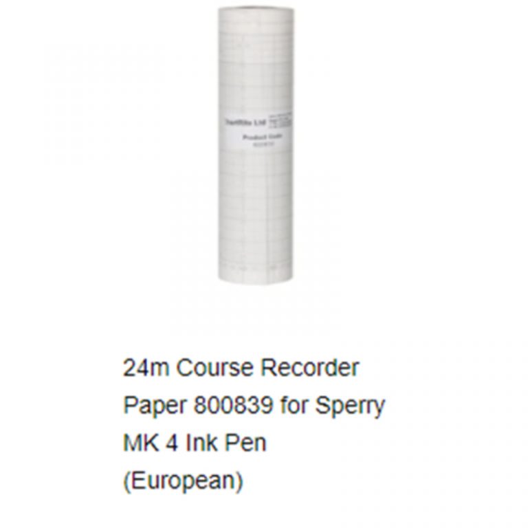 24m Course Recorder Paper 800839 for Sperry MK 4 Ink Pen (European